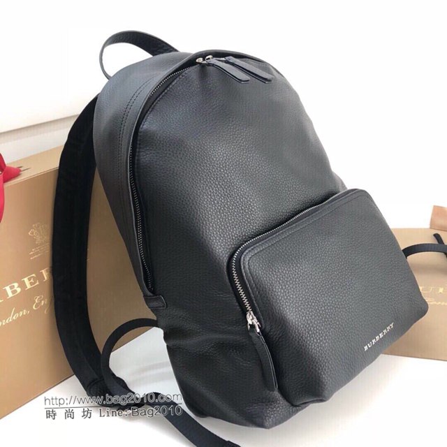 Burberry專櫃新款雙肩包 巴寶莉全牛皮雙肩後背包  db1128